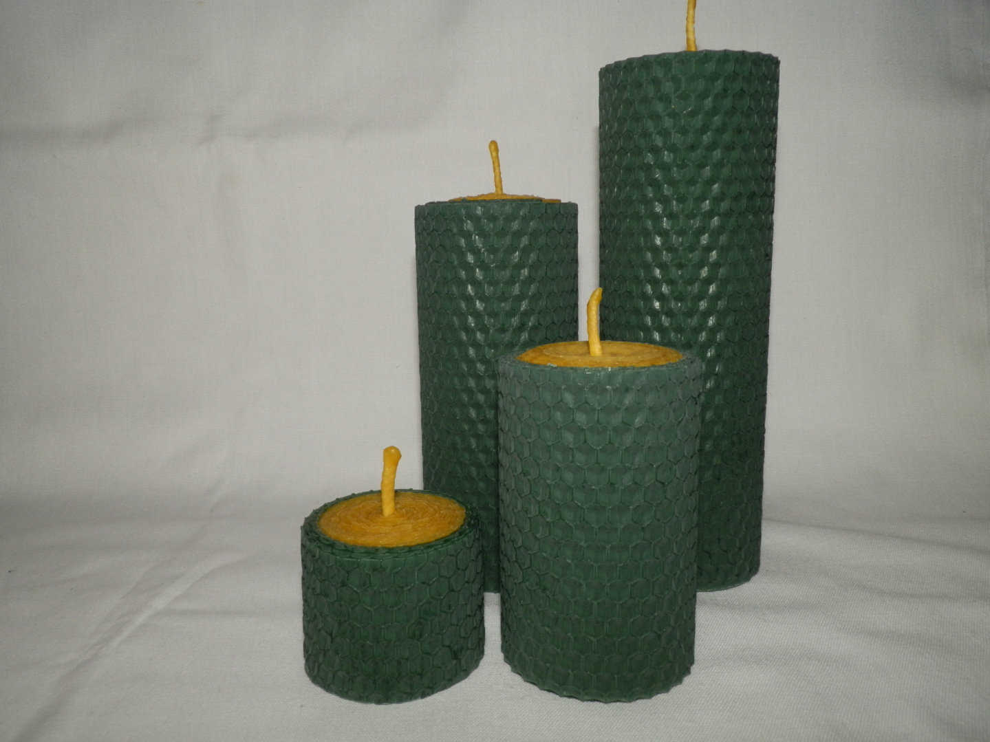 Adventná sada voskových sviečok - valec 4,8,12,16 x 5 cm - č.ZZZ
