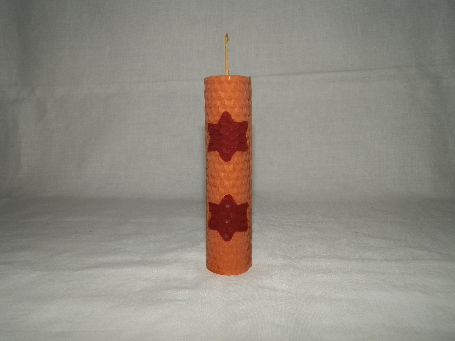 Farebná vosková sviečka - valec 12 x 3 cm - č.14