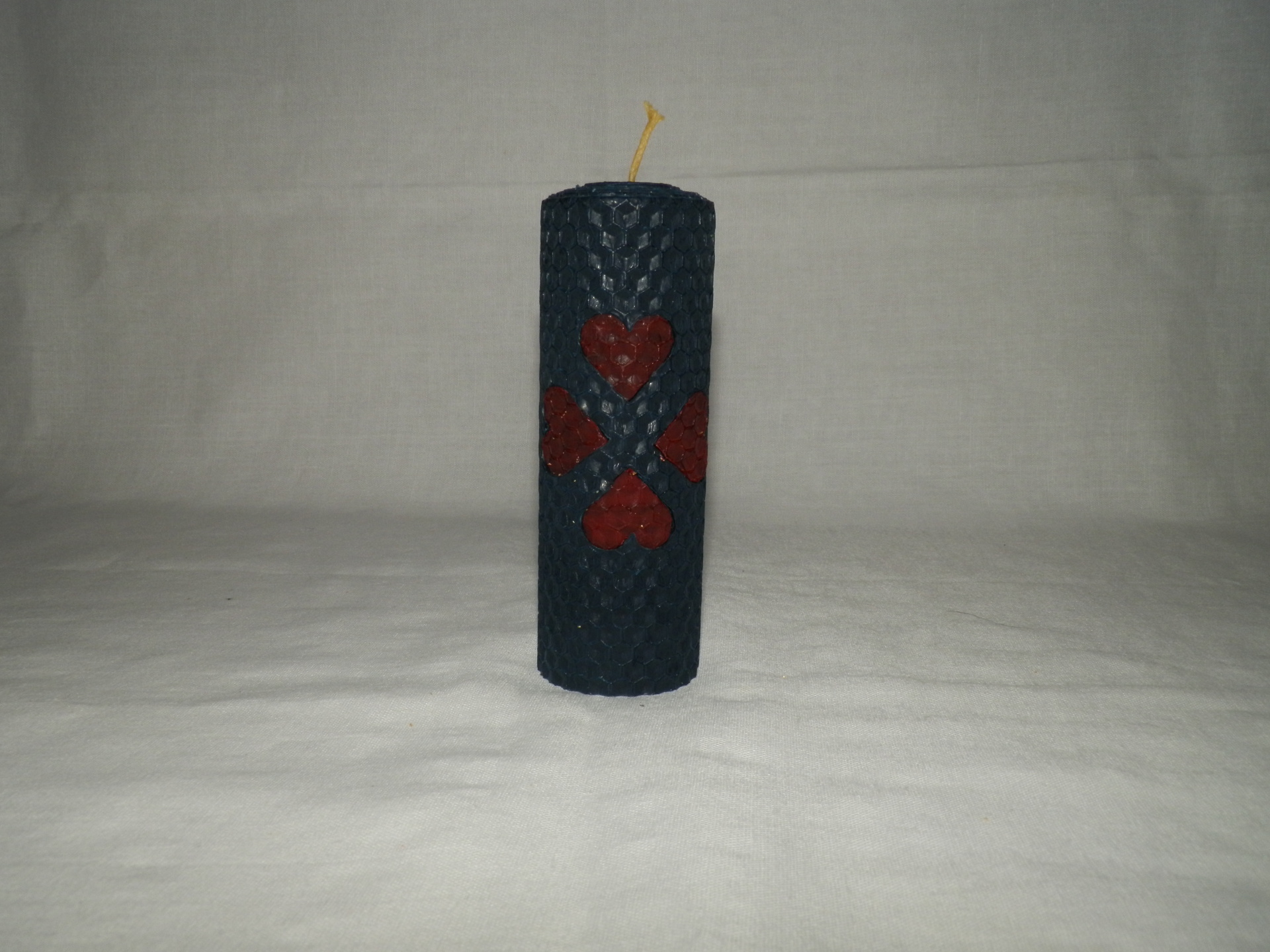 Farebná vosková sviečka - valec 12 x 4 cm - č.16