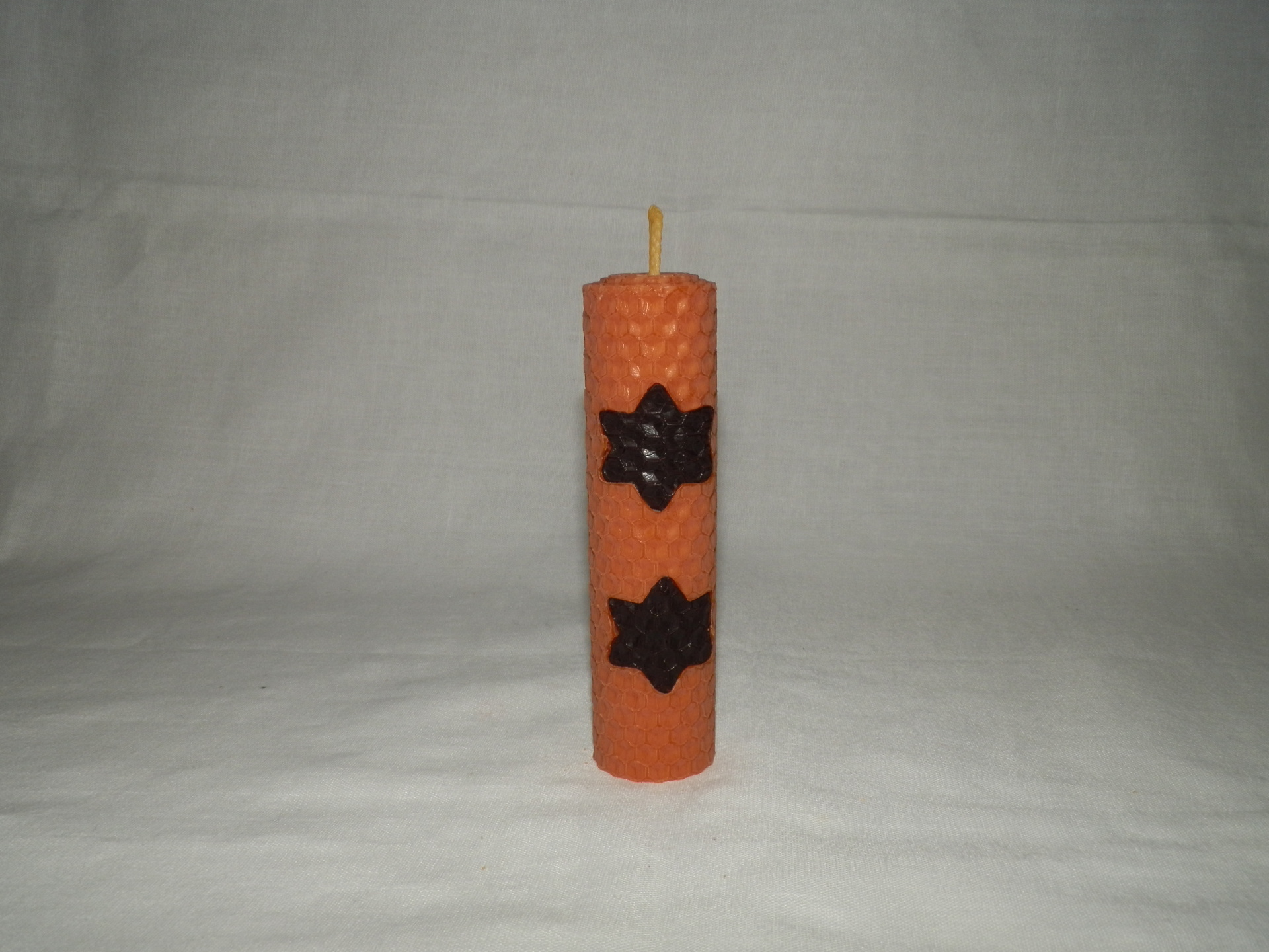 Farebná vosková sviečka - valec 12 x 3 cm - č.28