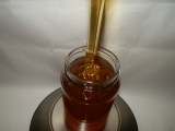 Slnečnicový včelí med 500g - sklenený pohár