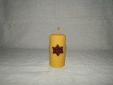 Farebná vosková sviečka - valec 8 x 4 cm - č.7
