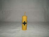 Farebná vosková sviečka - valec 8 x 3 cm - č.10