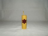 Farebná vosková sviečka - valec 8 x 3 cm - č.11